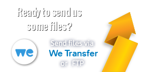 Ready to send us some files? Send files via We Transfer or FTP